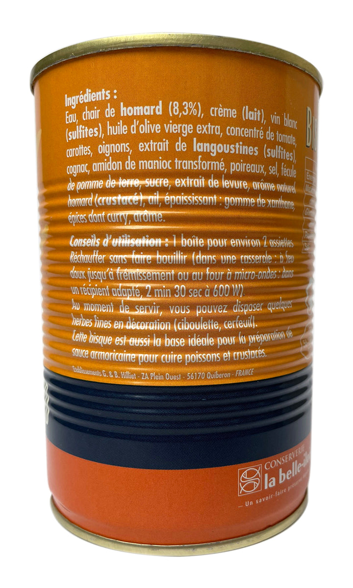 Conserverie la belleiloise Bisque de Homard (Lobster Bisque) 400g Prattschneiders