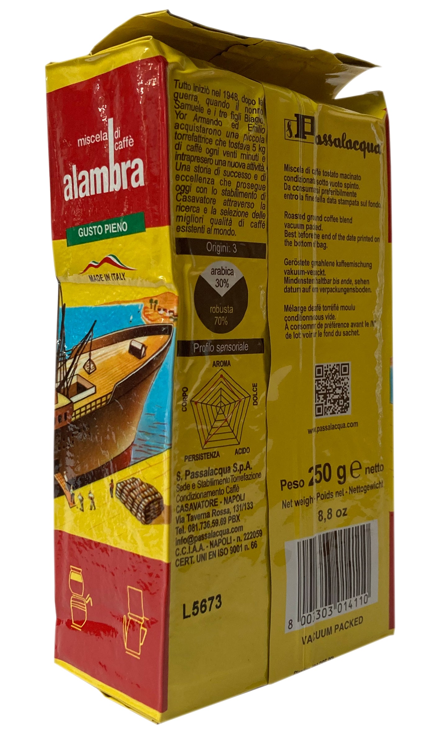 Passalacqua Caffe Alambra (Ground Coffee) - 250g