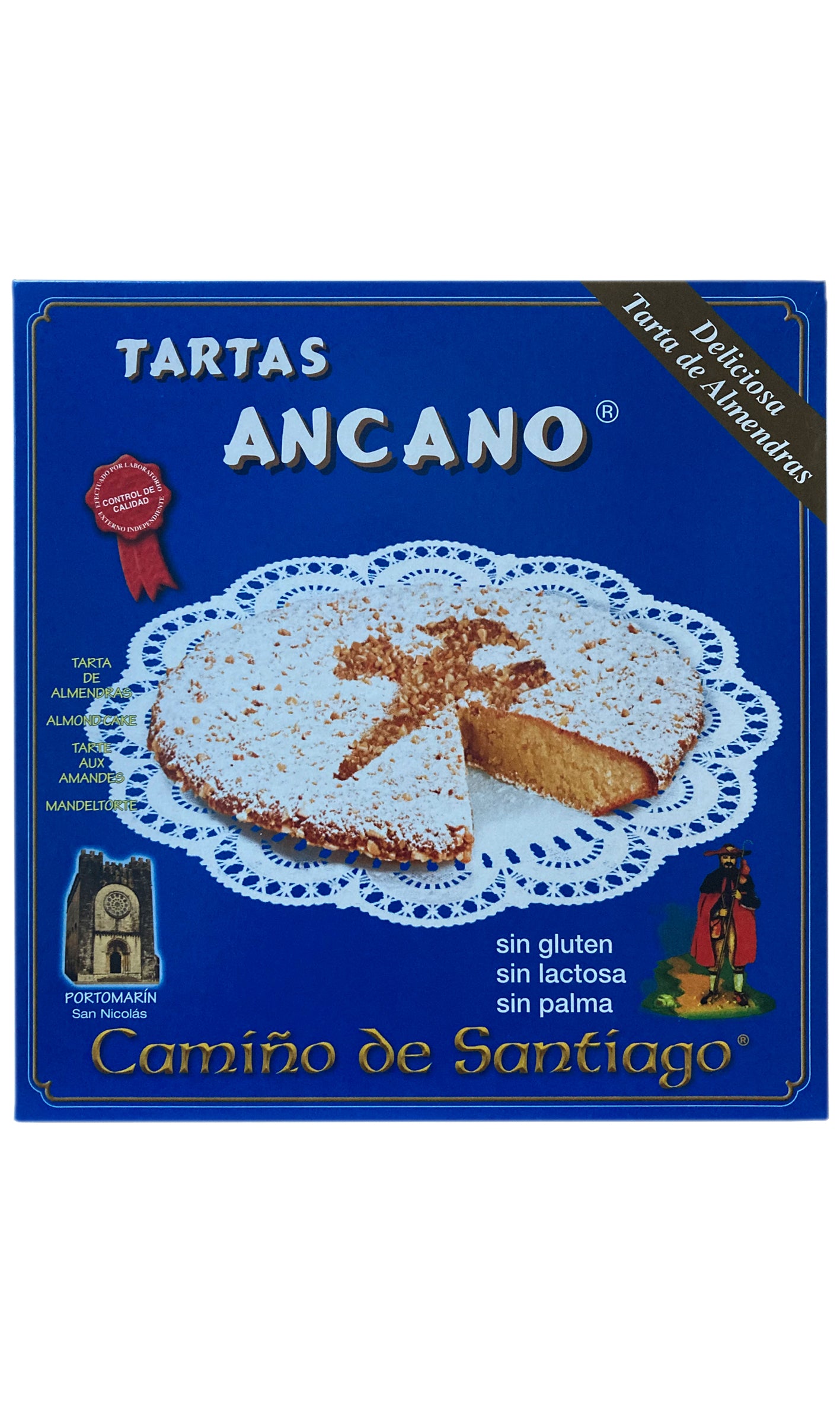 Tartas Ancano - Tarta de Santiago - 700g