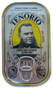 Tenorio: Tuna Fillet in Olive Oil with Azorean lemon and chilli pepper- 120g