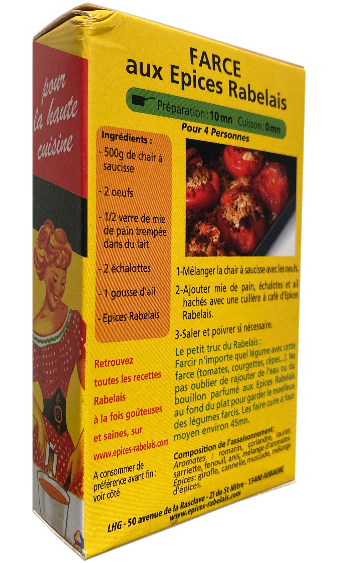 Epices Rabelais - Spice Blend - 50g