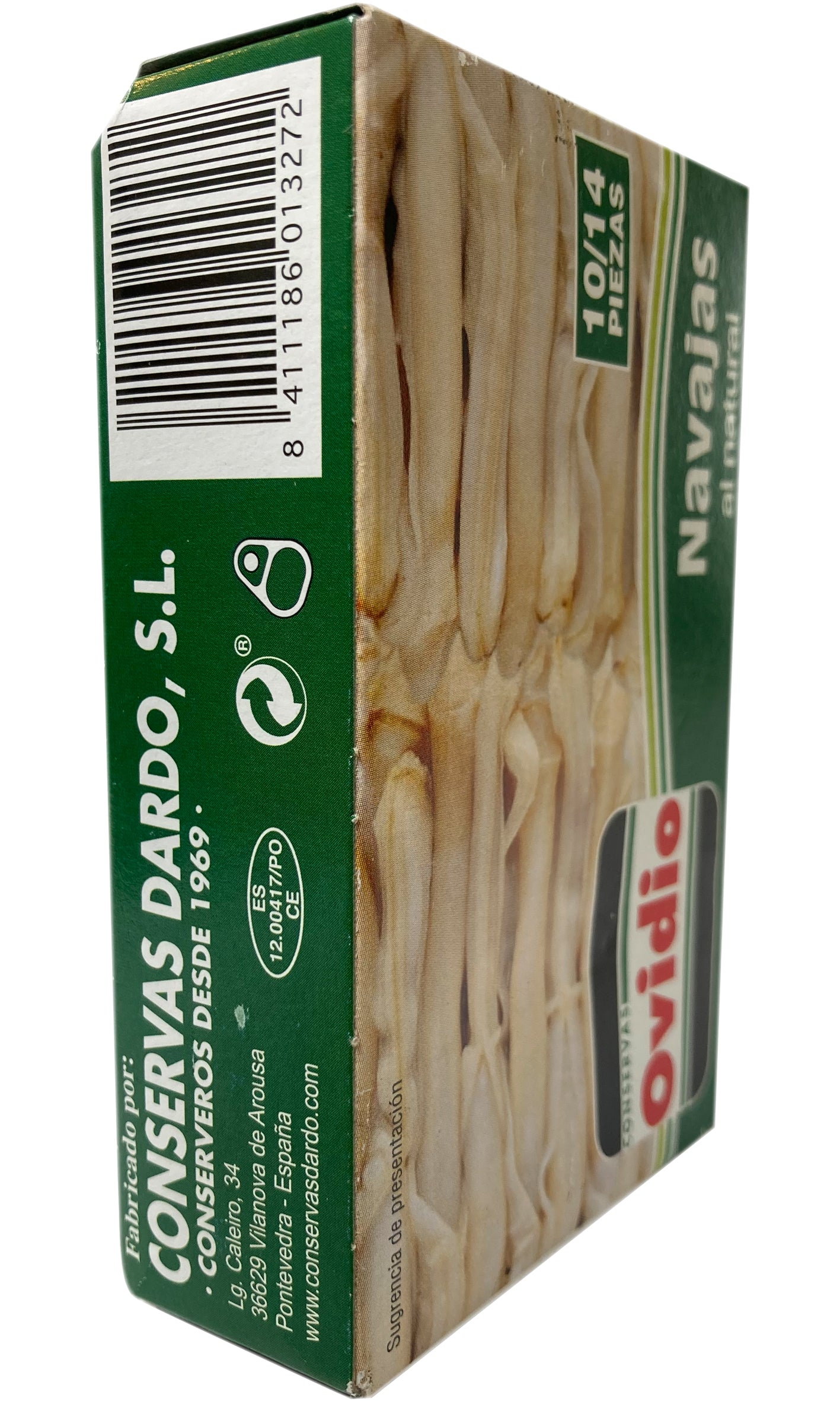 Ovidio - Razor Clams al Natural - 10-14 pieces