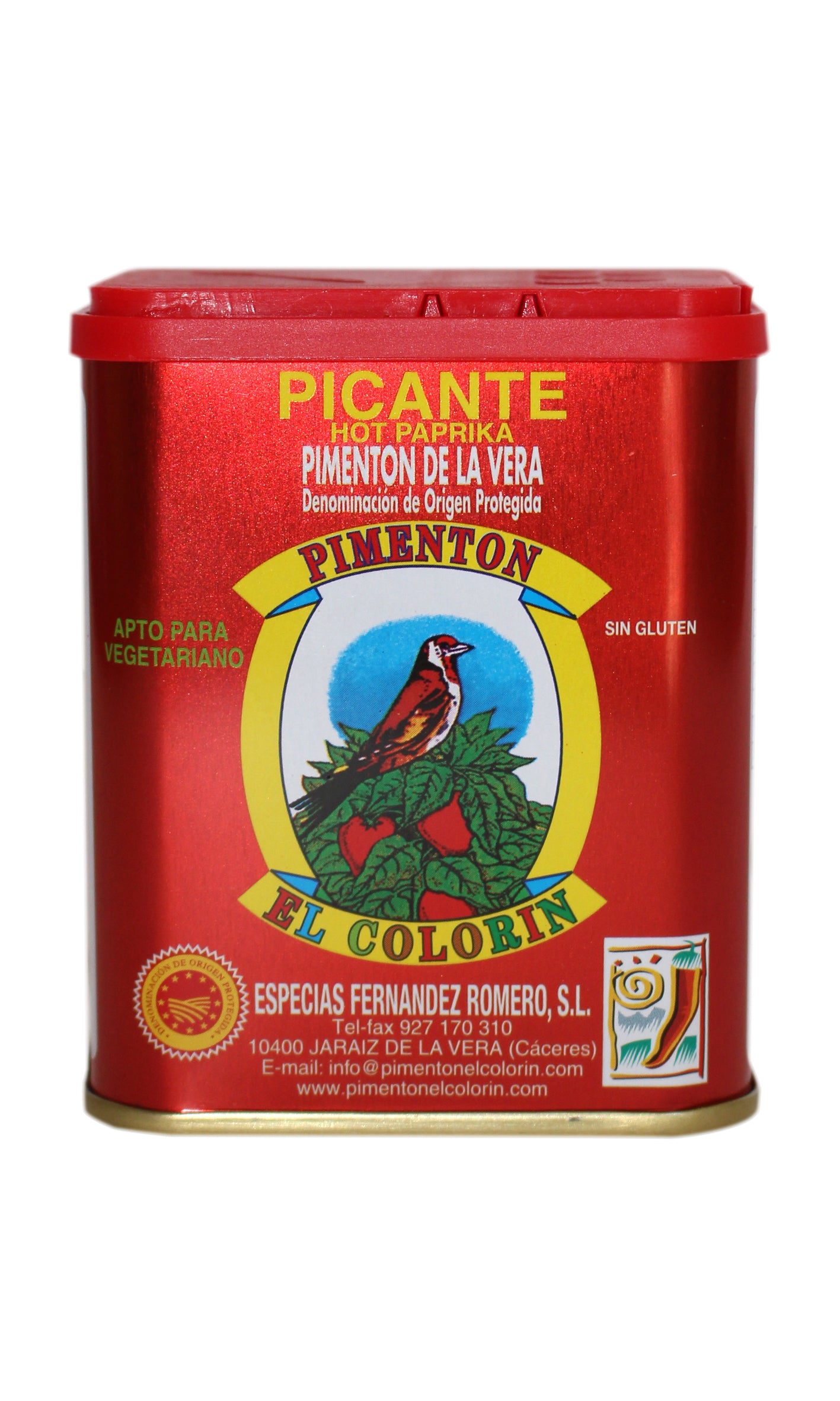 El Colorin: Smoked Hot Paprika De La Vera D.O.P. - 125g