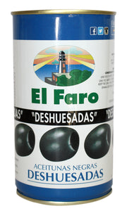 El Faro: Pitted Black Manzanilla Olives - 350g