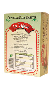 La Legua - Dried Hot Guindillas Chilli Peppers - 40g