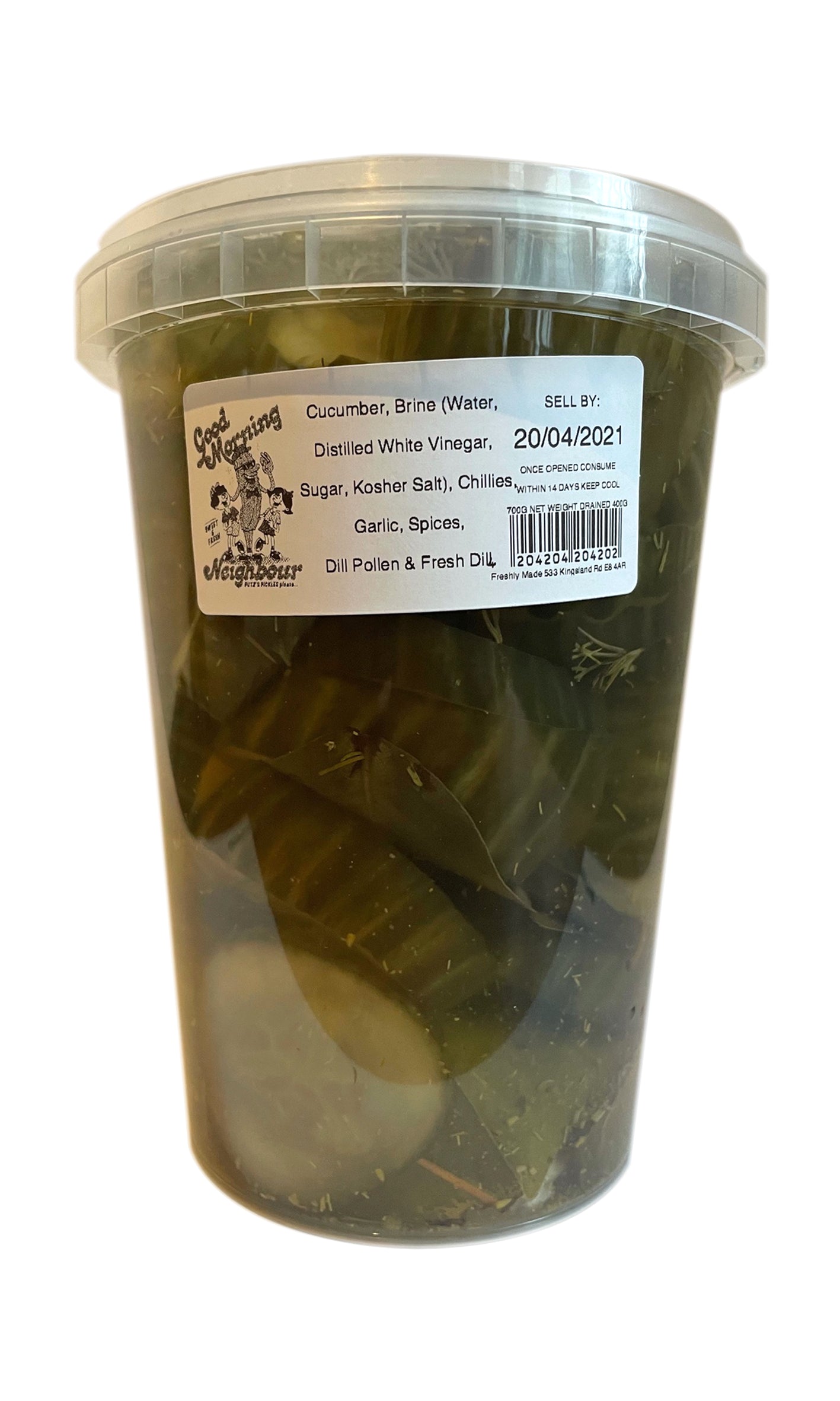 Good Morning Neighbour - classic Putz's dill pickles - 700g