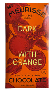 Meurisse - Dark Chocolate with Orange 100g