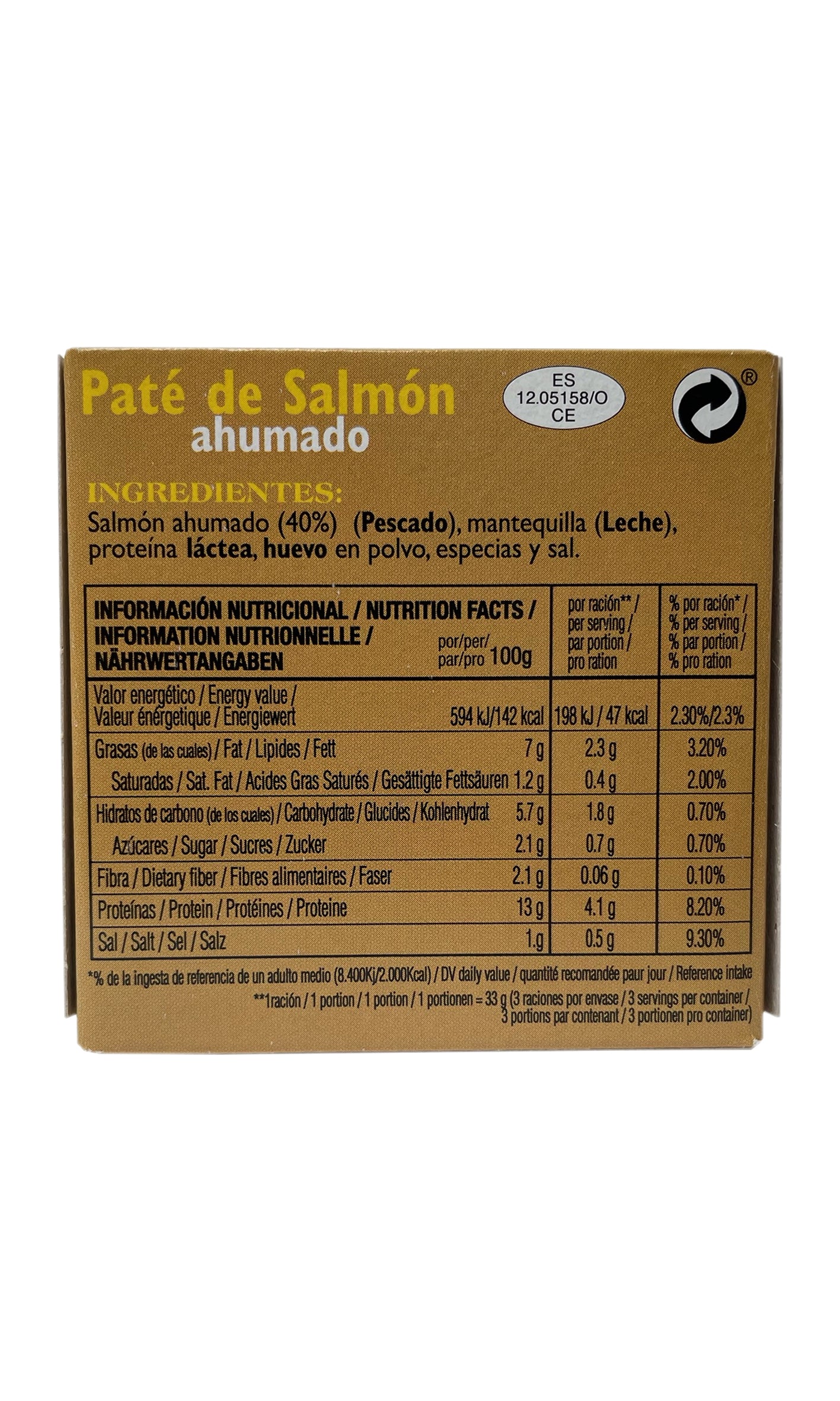 Agromar - Smoked Salmon Paté - 100g
