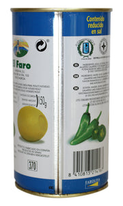 El Faro: Green Manzanilla Olives With Jalapeño Pepper - 350g